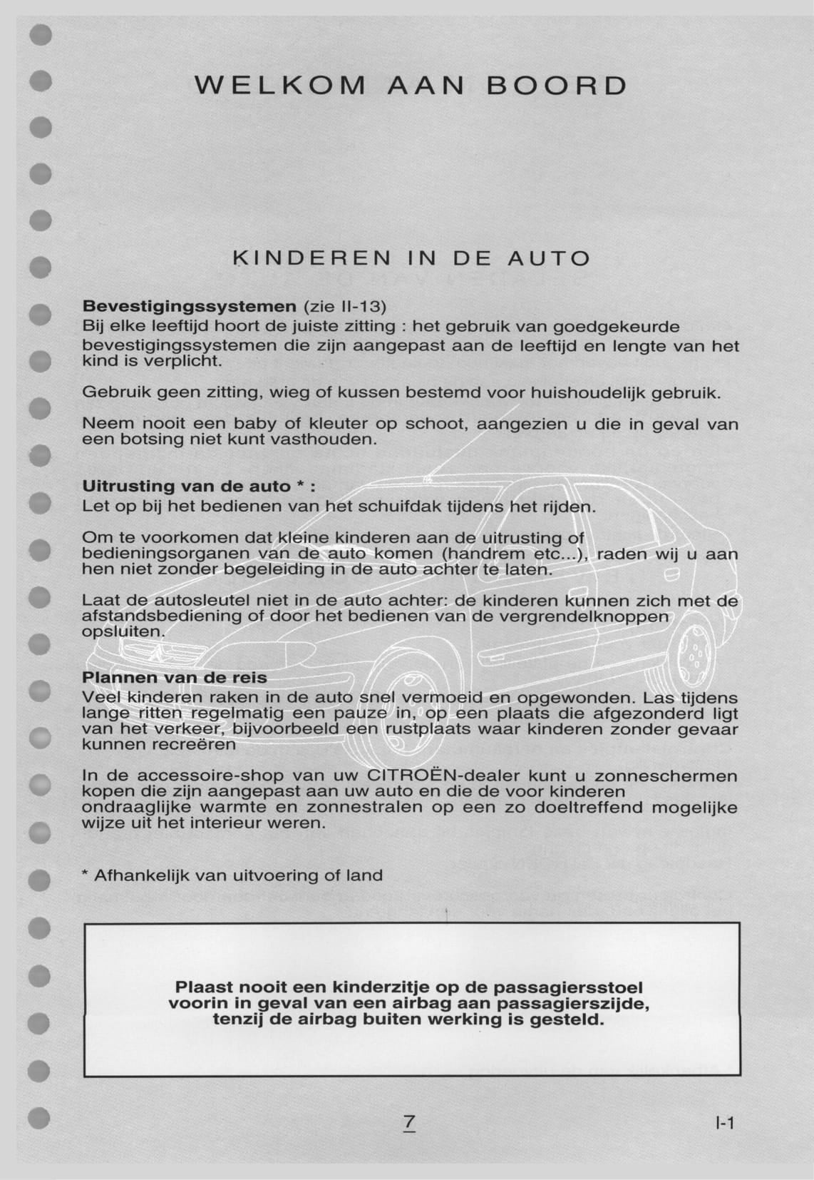 1999-2000 Citroën Xsara Gebruikershandleiding | Nederlands