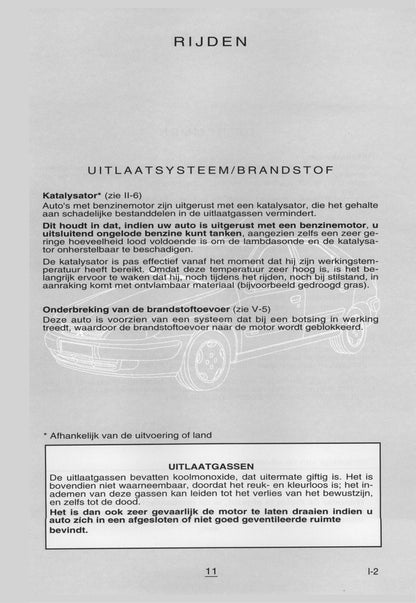 1999-2000 Citroën Xsara Gebruikershandleiding | Nederlands