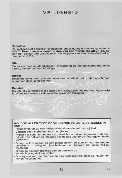 1999-2000 Citroën Xsara Gebruikershandleiding | Nederlands