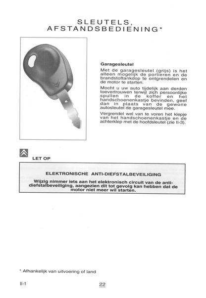 1999-2000 Citroën Xsara Gebruikershandleiding | Nederlands