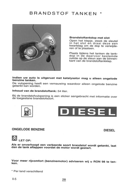 1999-2000 Citroën Xsara Gebruikershandleiding | Nederlands