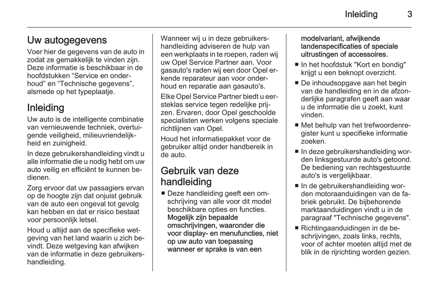 2015 Opel Mokka Owner's Manual | Dutch