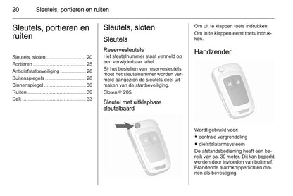 2015 Opel Mokka Owner's Manual | Dutch