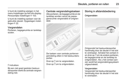 2015 Opel Mokka Owner's Manual | Dutch