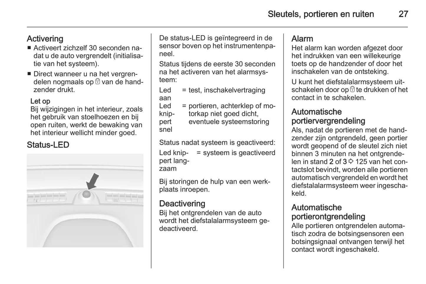 2015 Opel Mokka Owner's Manual | Dutch