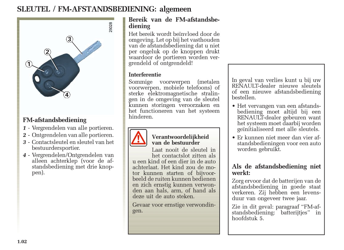 2005-2007 Renault Clio Bedienungsanleitung | Niederländisch