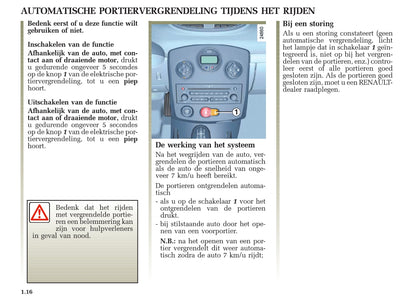 2005-2007 Renault Clio Bedienungsanleitung | Niederländisch