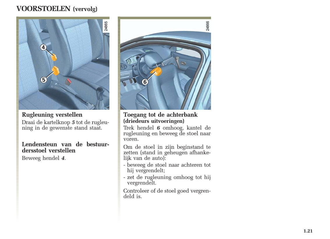 2005-2007 Renault Clio Bedienungsanleitung | Niederländisch