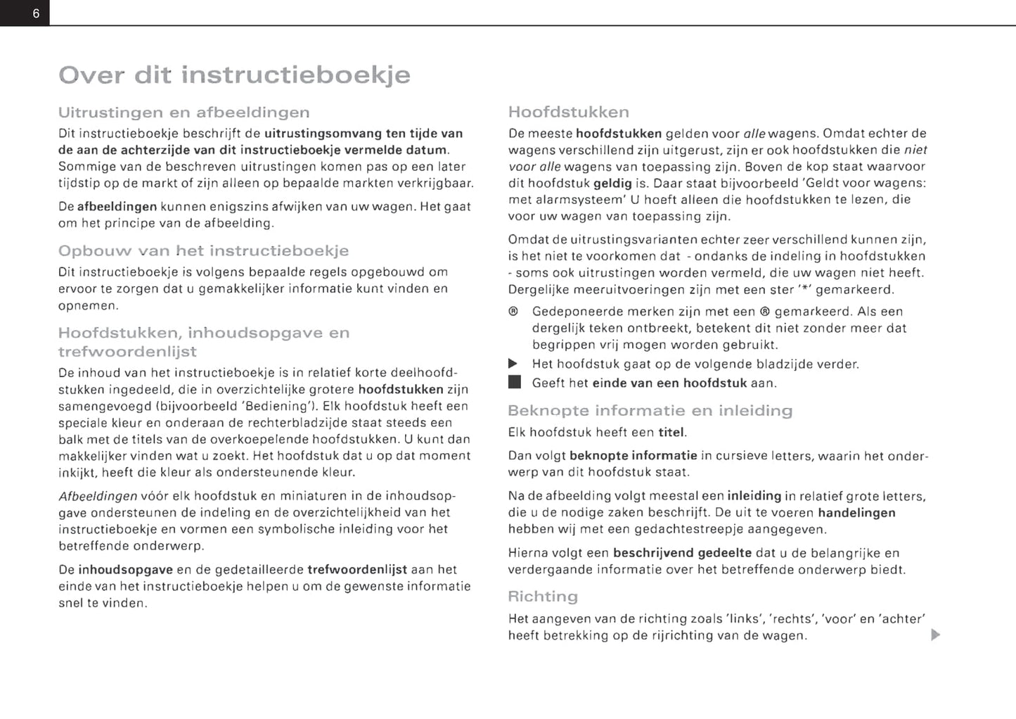 2001-2004 Audi A4 Avant Gebruikershandleiding | Nederlands