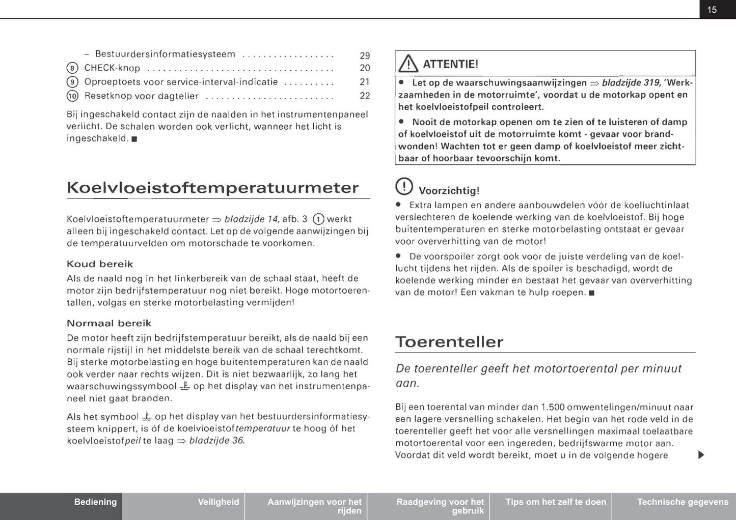 2001-2004 Audi A4 Avant Gebruikershandleiding | Nederlands