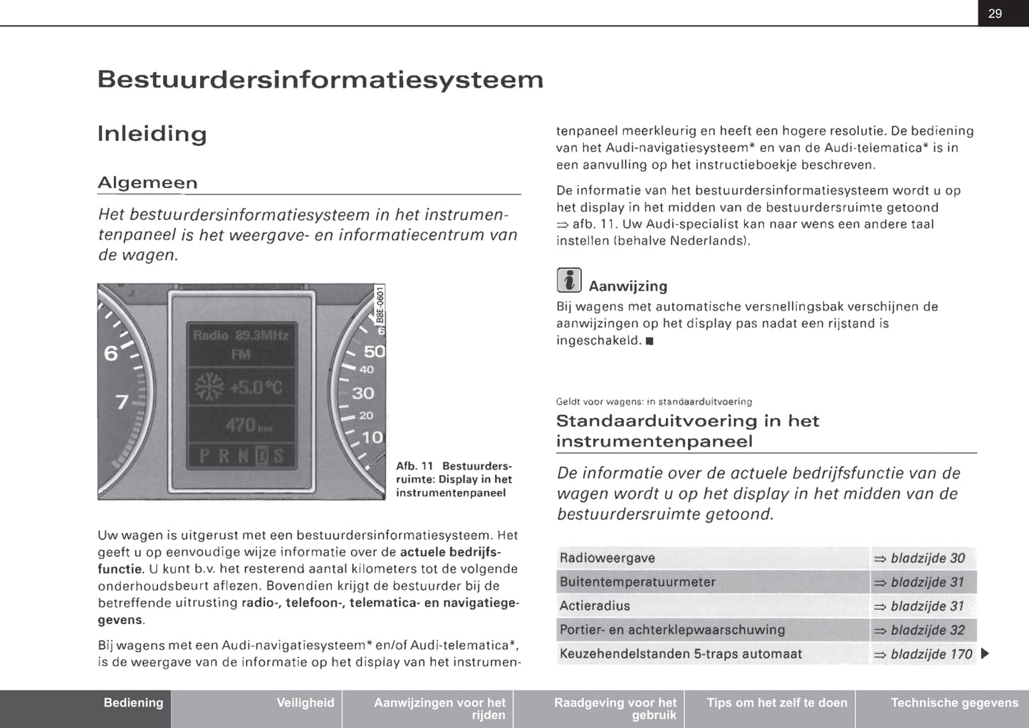 2001-2004 Audi A4 Avant Gebruikershandleiding | Nederlands