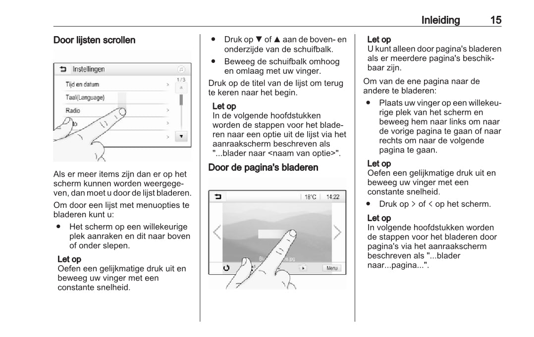 Opel Corsa Infotainment System Handleiding 2014 - 2018