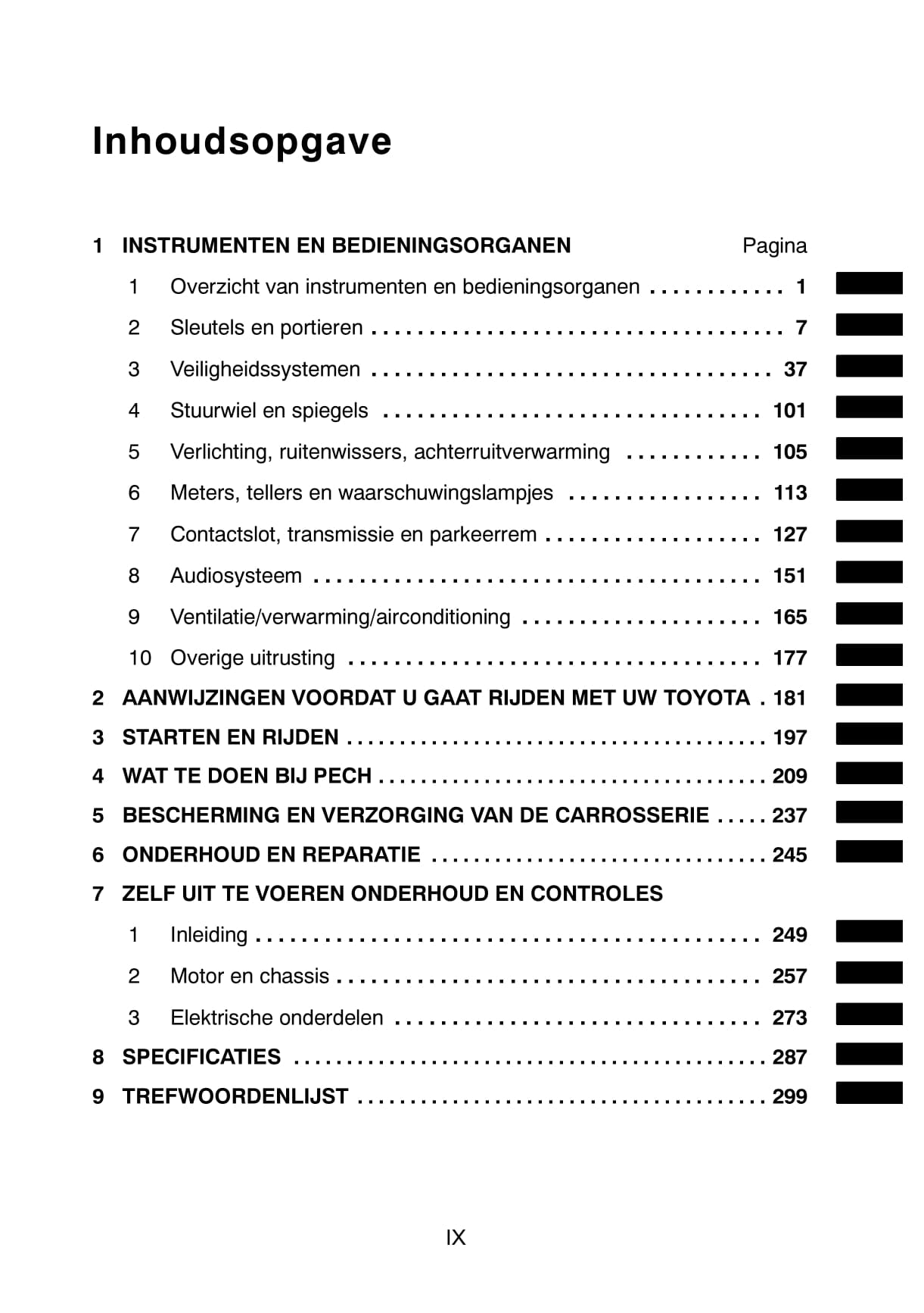 2008-2009 Toyota Aygo Bedienungsanleitung | Niederländisch