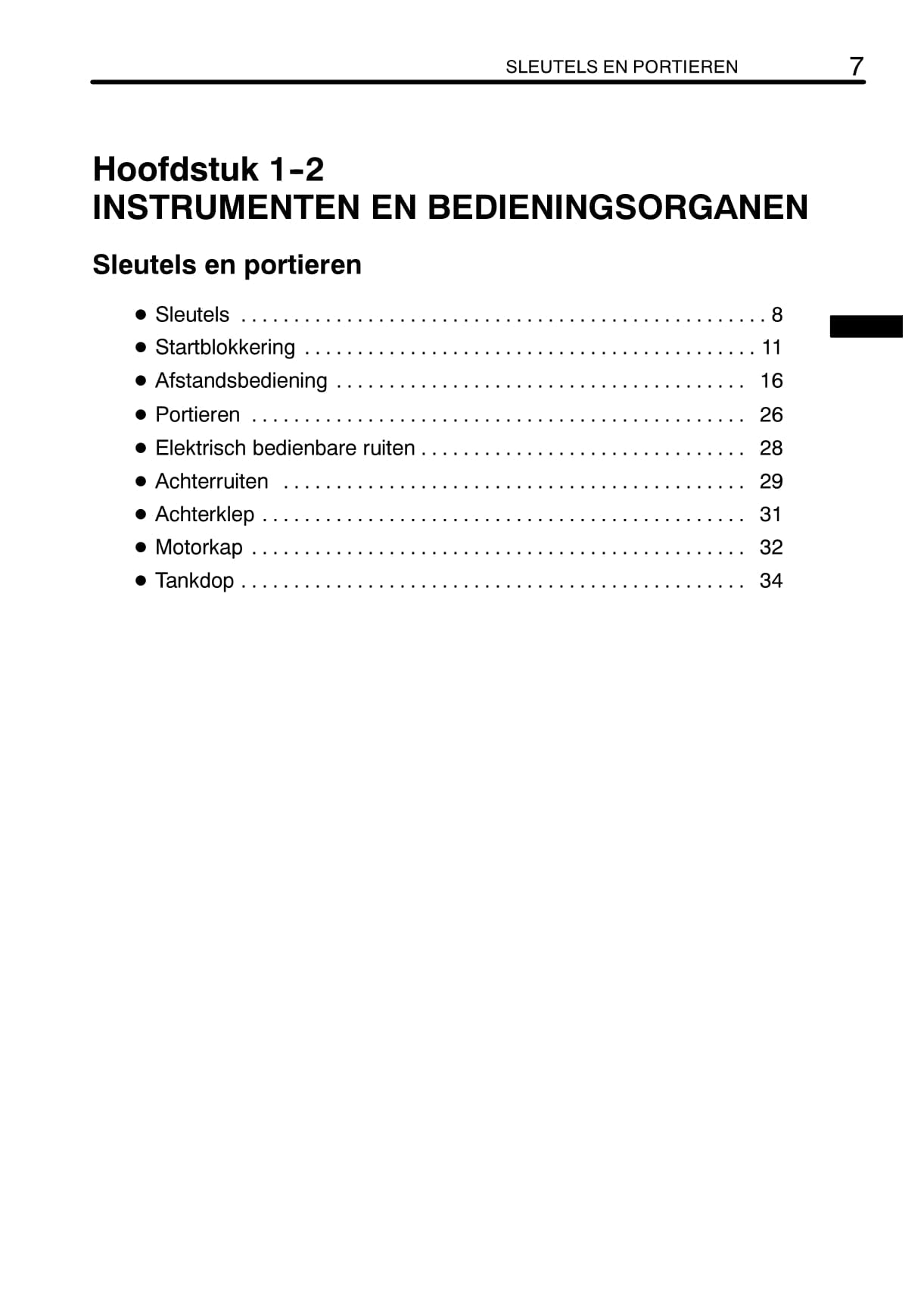 2008-2009 Toyota Aygo Bedienungsanleitung | Niederländisch