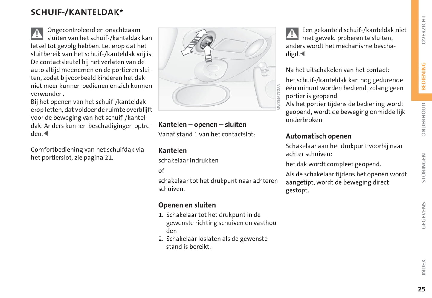 2001-2006 Mini Cooper/Cooper S/One Owner's Manual | Dutch