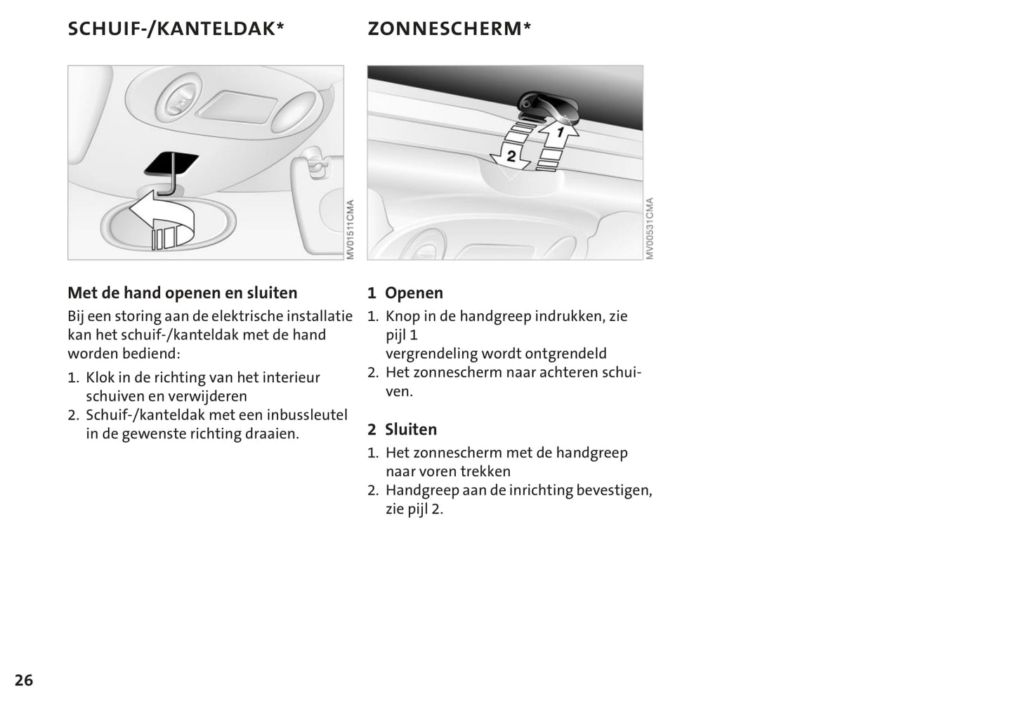 2001-2006 Mini Cooper/Cooper S/One Owner's Manual | Dutch