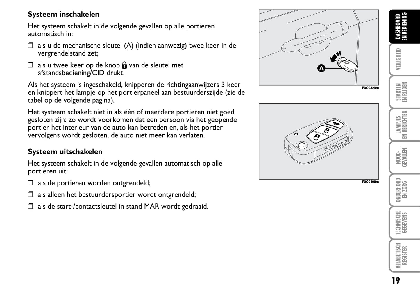 2003-2004 Fiat Stilo Bedienungsanleitung | Niederländisch