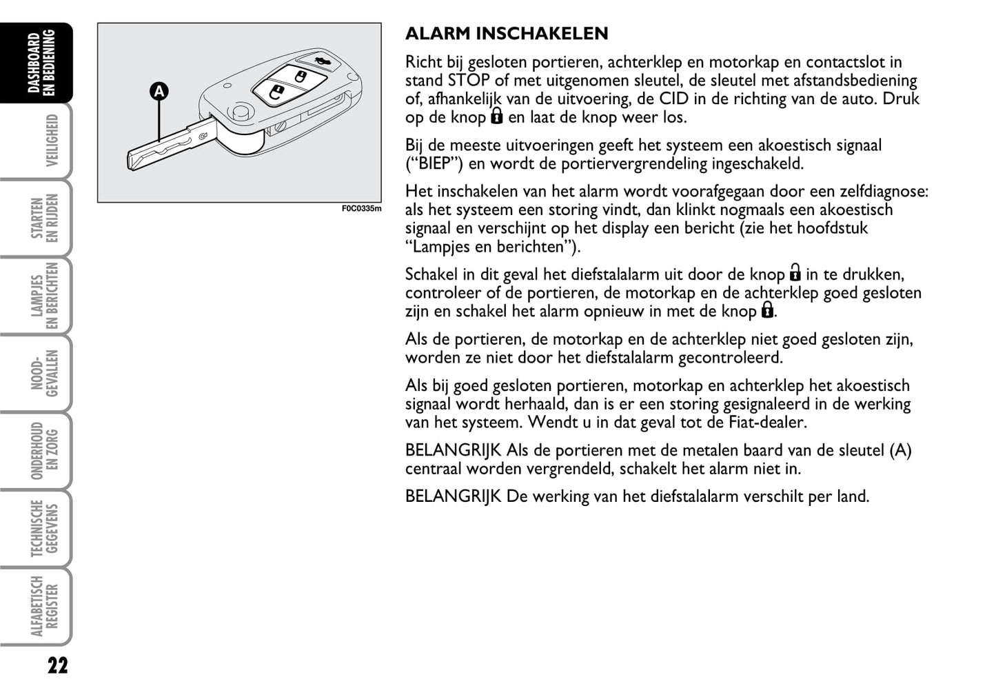 2003-2004 Fiat Stilo Bedienungsanleitung | Niederländisch