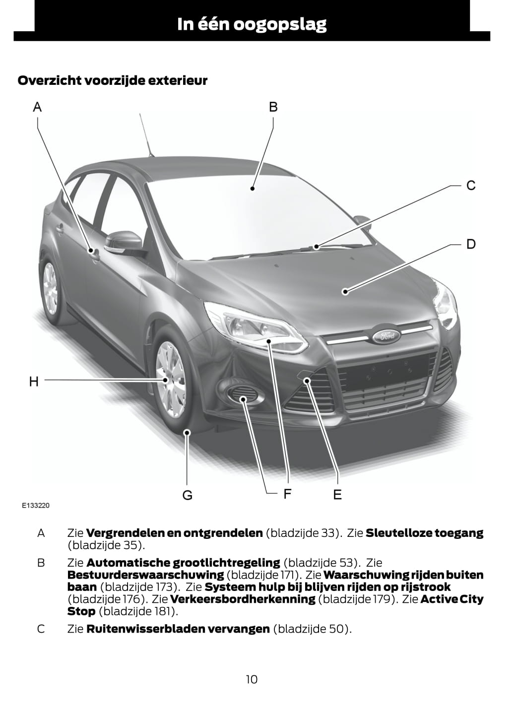 2012 Ford Focus Bedienungsanleitung | Niederländisch