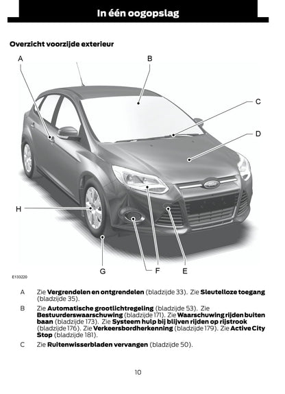 2012 Ford Focus Bedienungsanleitung | Niederländisch