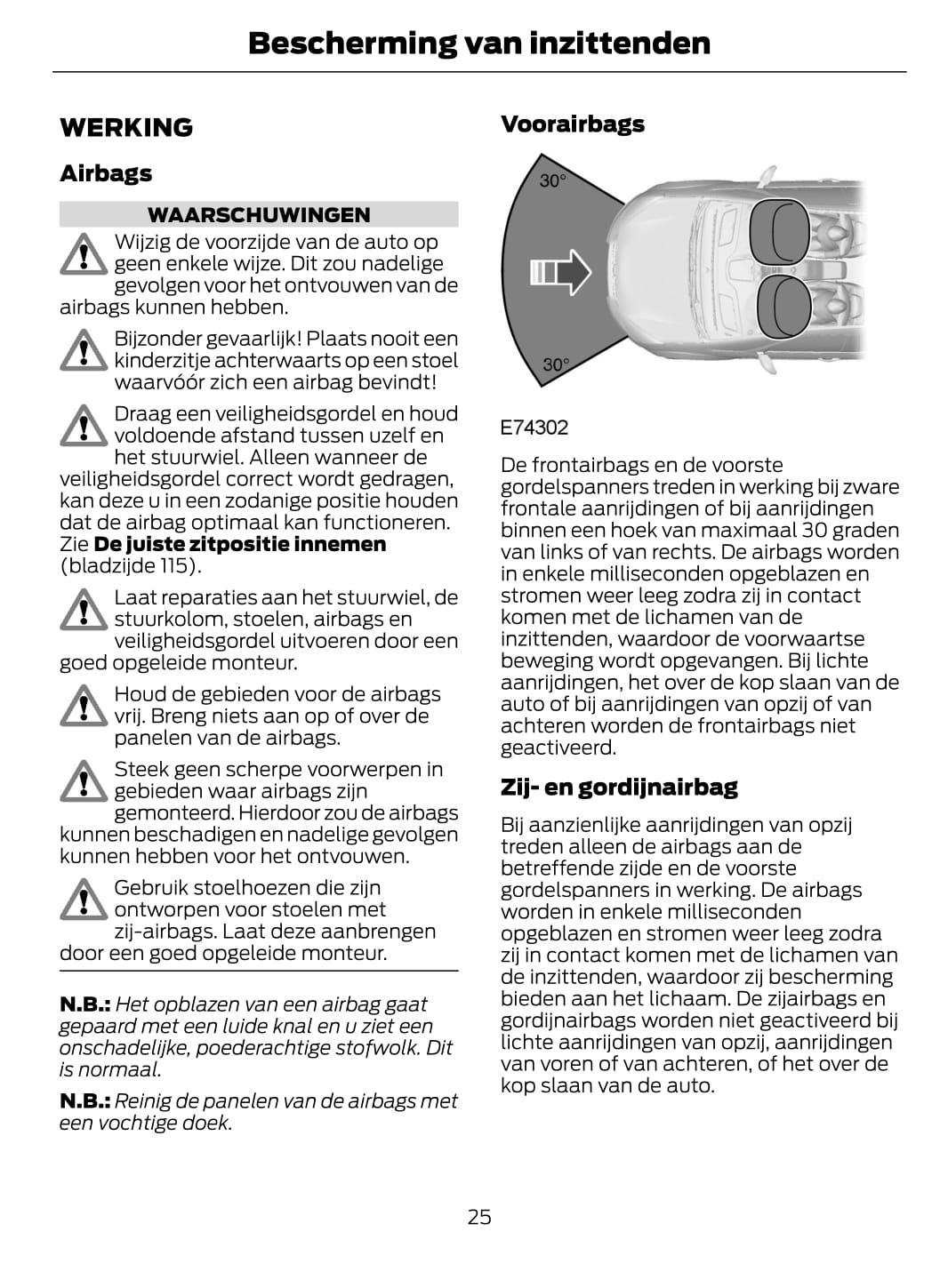 2012 Ford Focus Bedienungsanleitung | Niederländisch