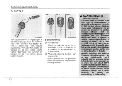 2007-2009 Kia Ceed Manuel du propriétaire | Néerlandais