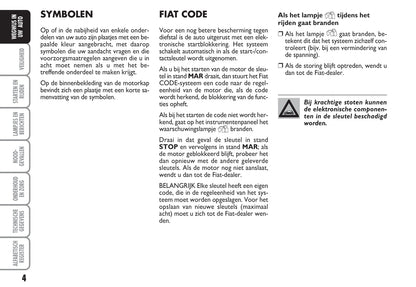 2009-2010 Fiat 500C Owner's Manual | Dutch