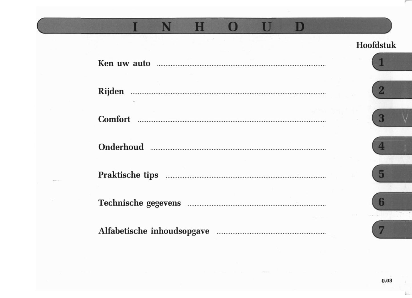 2001-2002 Renault Mégane Gebruikershandleiding | Nederlands