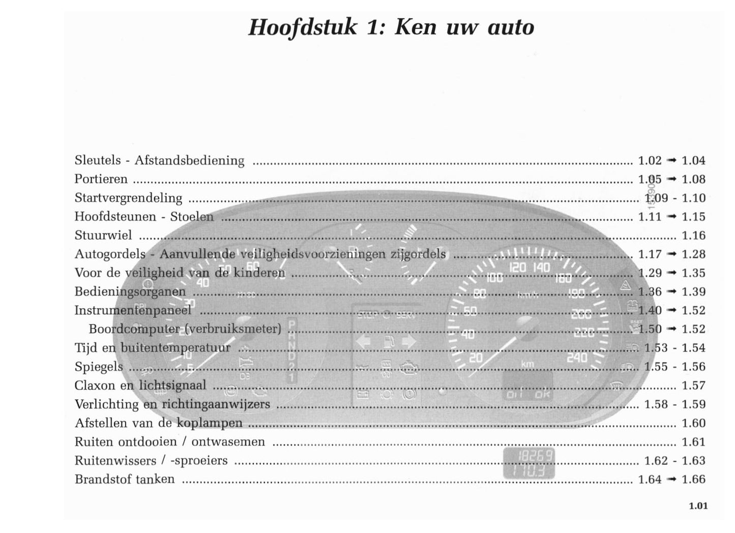 2001-2002 Renault Mégane Gebruikershandleiding | Nederlands