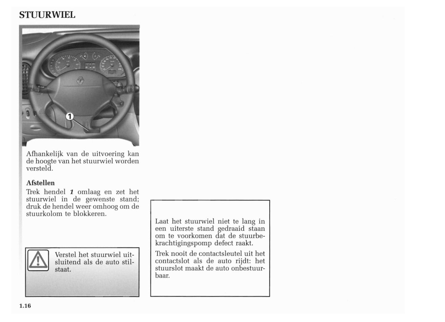 2001-2002 Renault Mégane Gebruikershandleiding | Nederlands