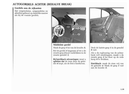 2001-2002 Renault Mégane Gebruikershandleiding | Nederlands