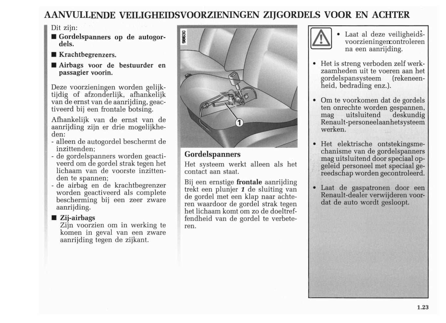 2001-2002 Renault Mégane Gebruikershandleiding | Nederlands