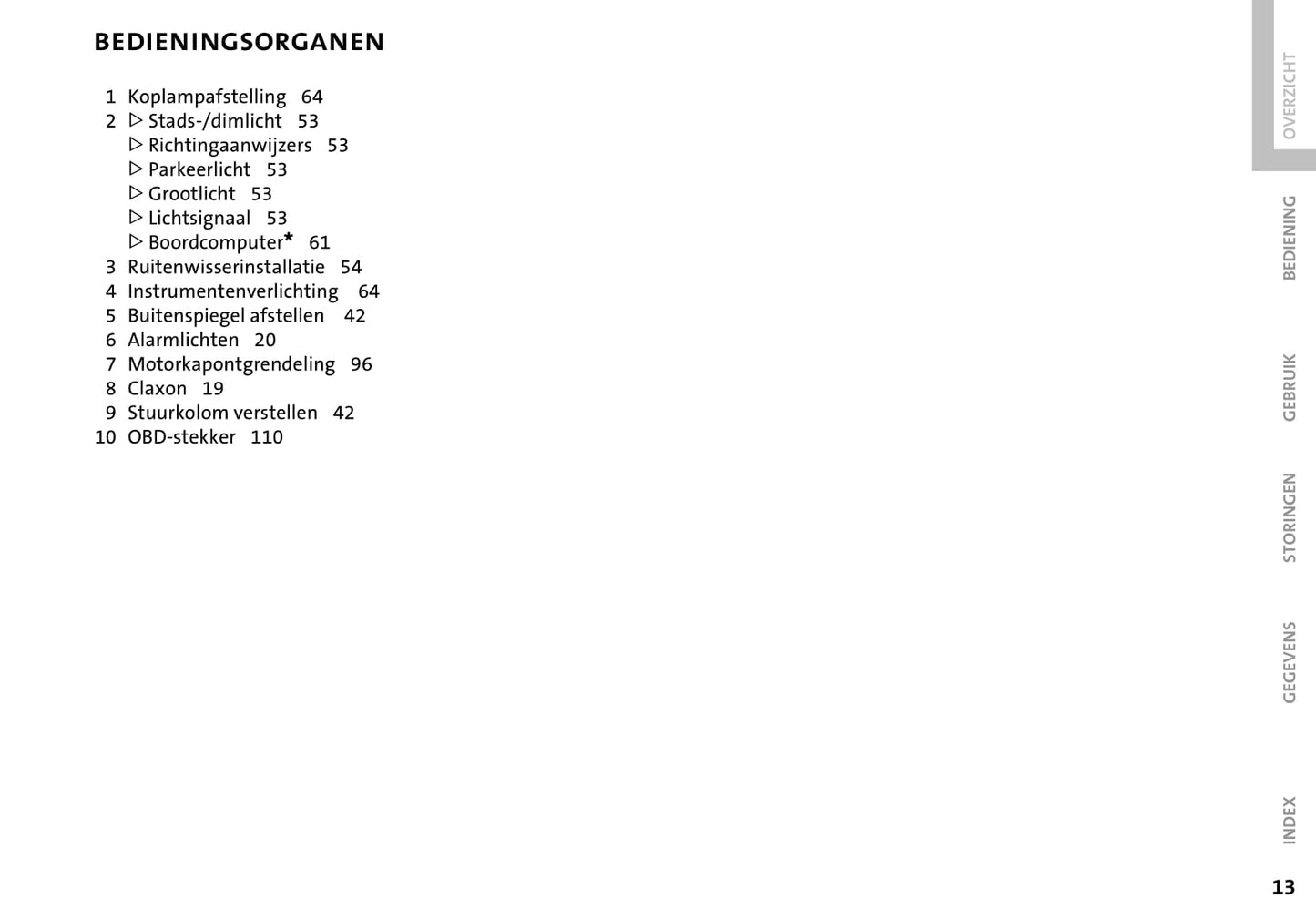 2001-2006 Mini Cooper/One Gebruikershandleiding | Nederlands