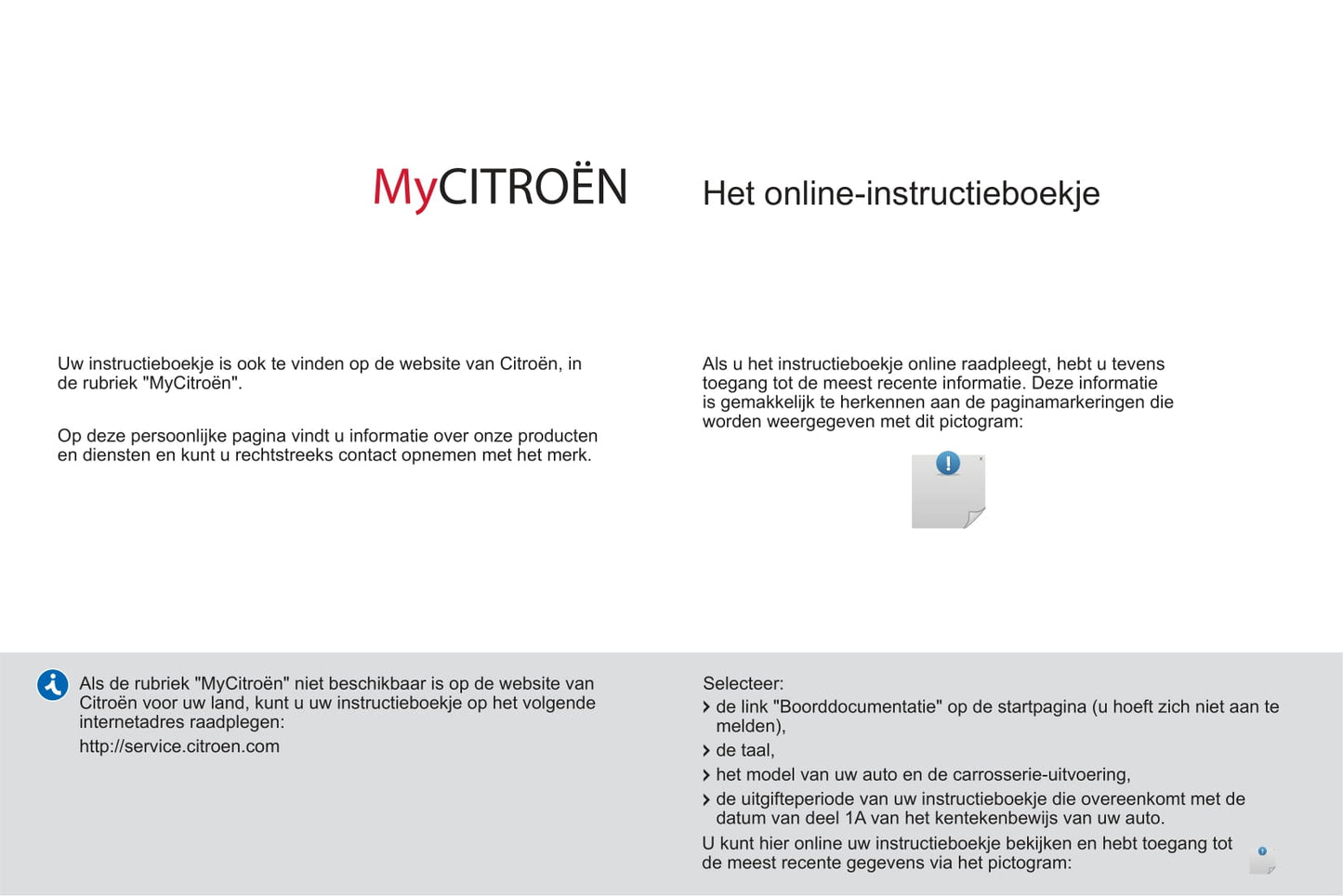 2015-2016 Citroën C3 Owner's Manual | Dutch