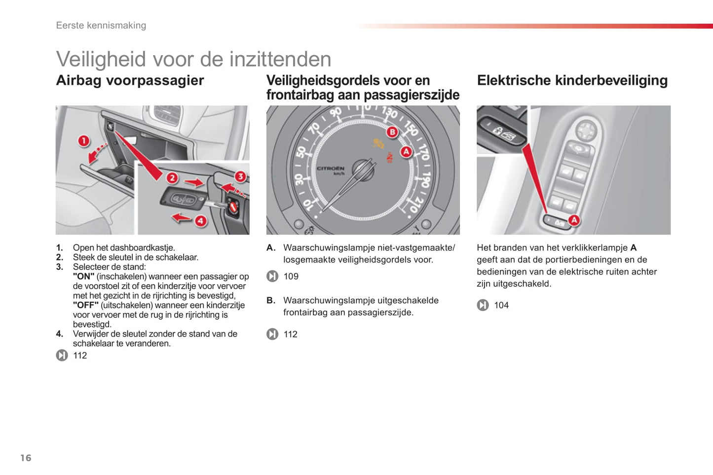 2015-2016 Citroën C3 Owner's Manual | Dutch