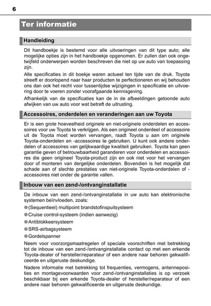 2014-2015 Toyota Yaris Gebruikershandleiding | Nederlands