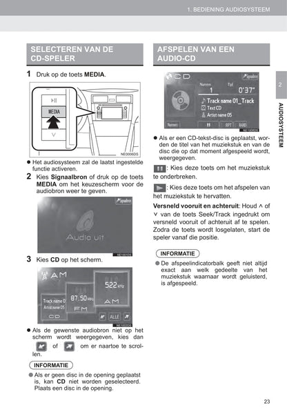 Toyota Touch & Go (plus) Handleiding