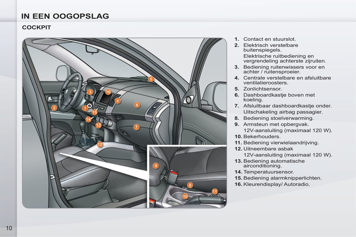 2011-2012 Peugeot 4007 Manuel du propriétaire | Néerlandais