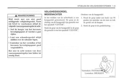 2000-2004 Daewoo Tacuma Gebruikershandleiding | Nederlands