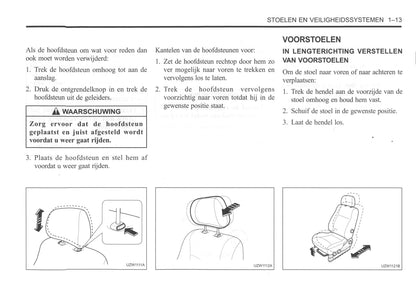 2000-2004 Daewoo Tacuma Gebruikershandleiding | Nederlands