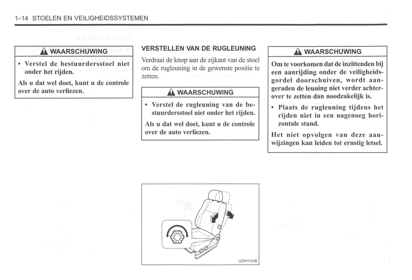 2000-2004 Daewoo Tacuma Gebruikershandleiding | Nederlands