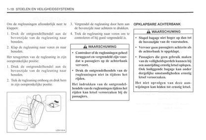 2000-2004 Daewoo Tacuma Gebruikershandleiding | Nederlands