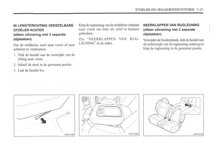 2000-2004 Daewoo Tacuma Gebruikershandleiding | Nederlands