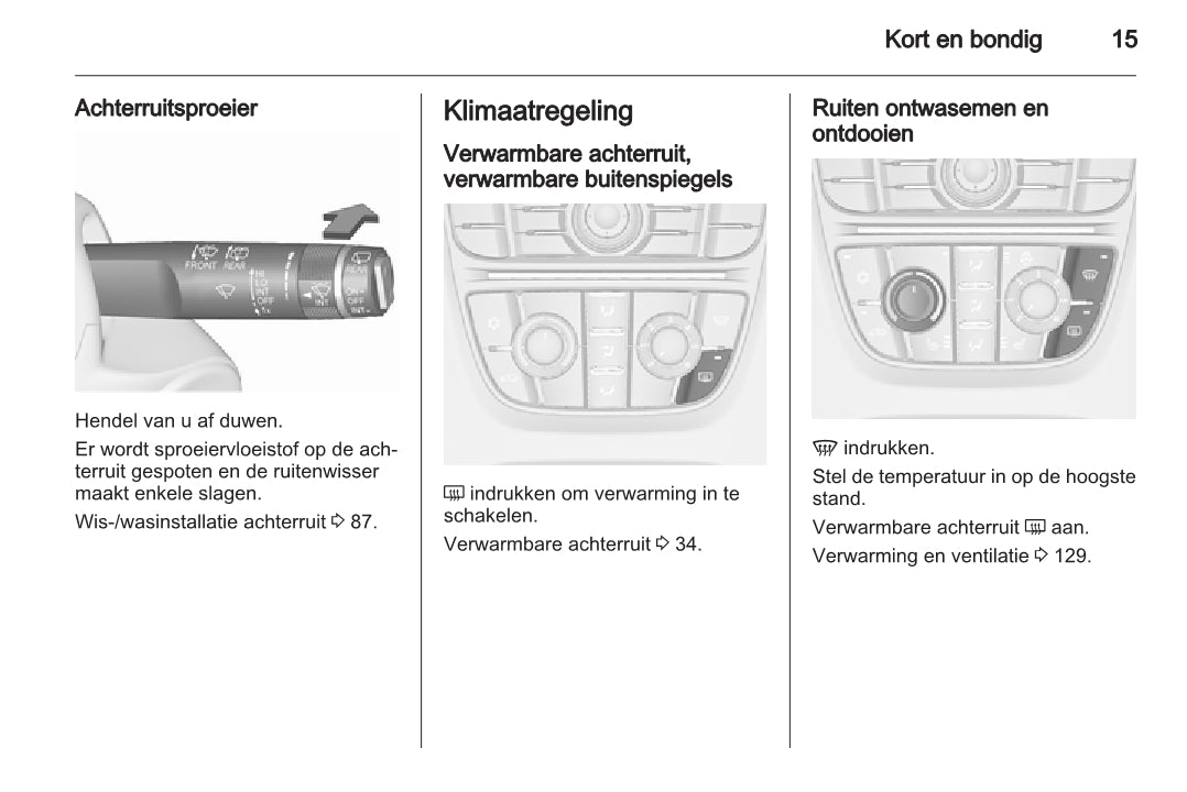 2015 Opel Meriva Gebruikershandleiding | Nederlands