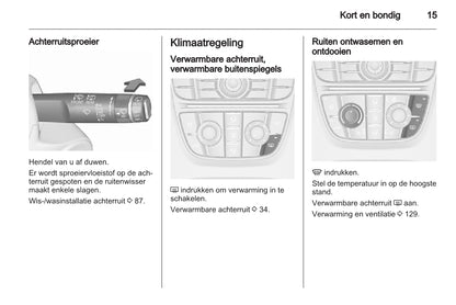 2015 Opel Meriva Gebruikershandleiding | Nederlands