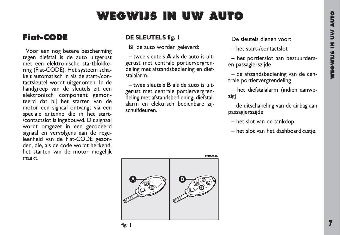 2002-2003 Fiat Ulysse Owner's Manual | Dutch