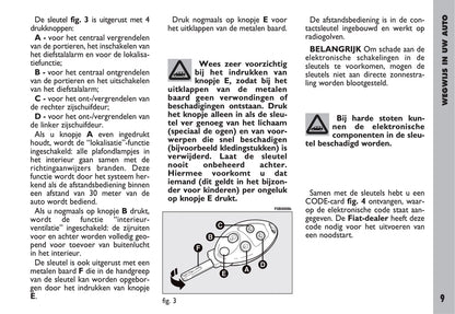 2002-2003 Fiat Ulysse Owner's Manual | Dutch