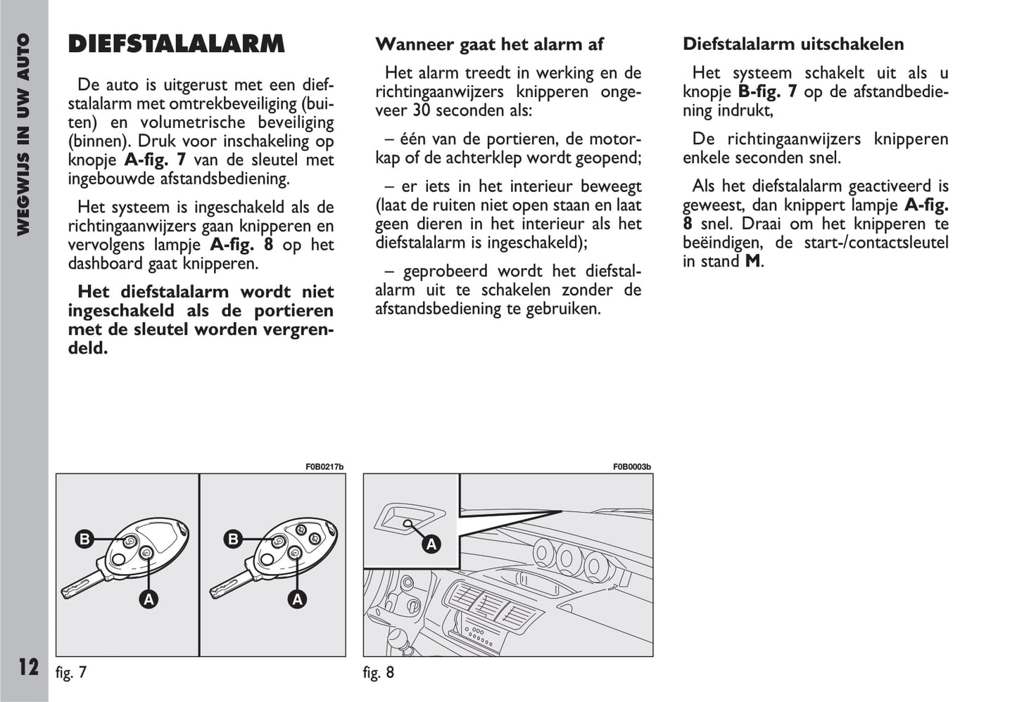 2002-2003 Fiat Ulysse Owner's Manual | Dutch