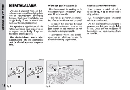 2002-2003 Fiat Ulysse Owner's Manual | Dutch