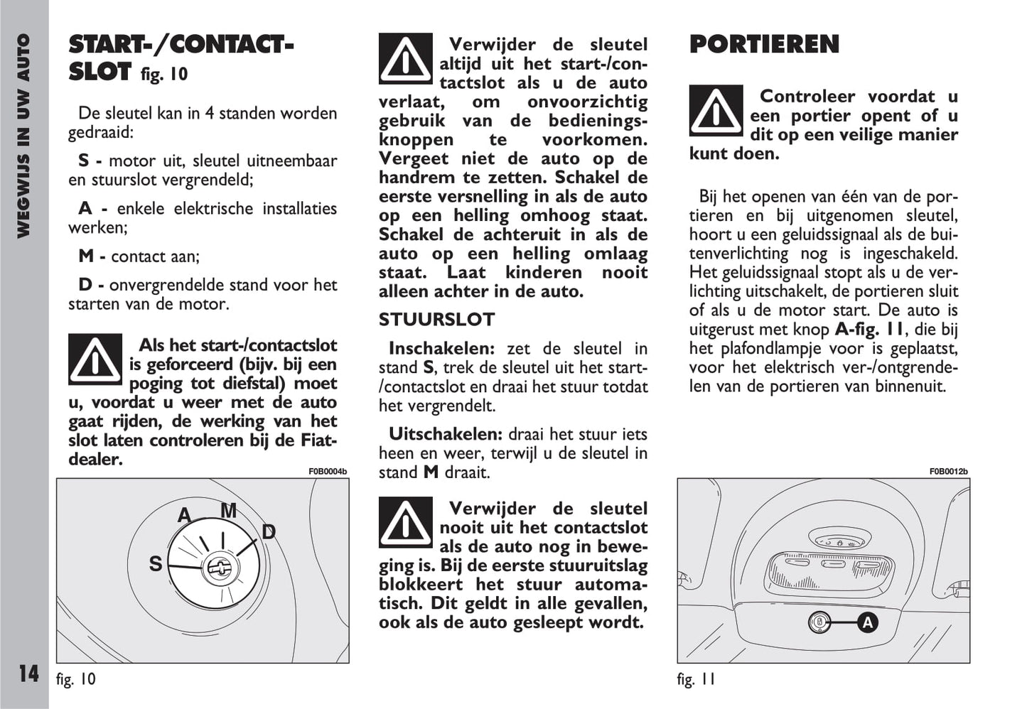 2002-2003 Fiat Ulysse Owner's Manual | Dutch